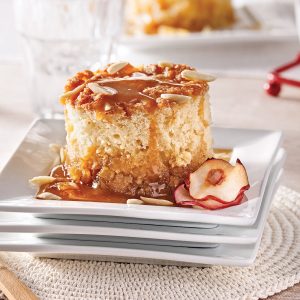 Pouding aux pommes et argousier